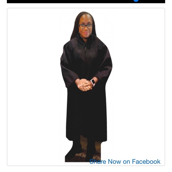 KETANJI BROWN JACKSON SUPREME COURT JUDGE CARDBOARD CUTOUT. FREE SHIPPING!!